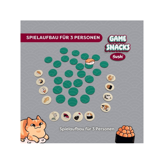 Haba Spel Game Snacks Sushi