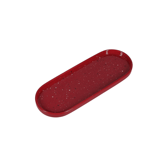 Ona Fika  Serveerschaal 28,5x10cm Burgundy