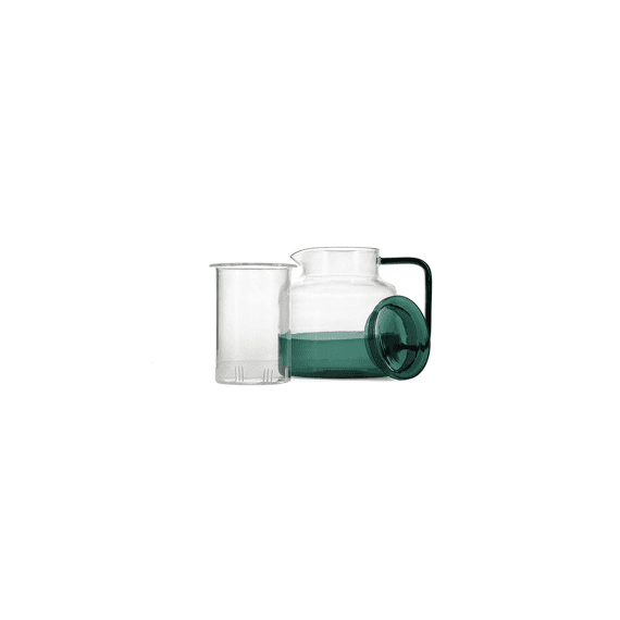 Ona Liv Theepot 95cl Met Glazen Filter Groen