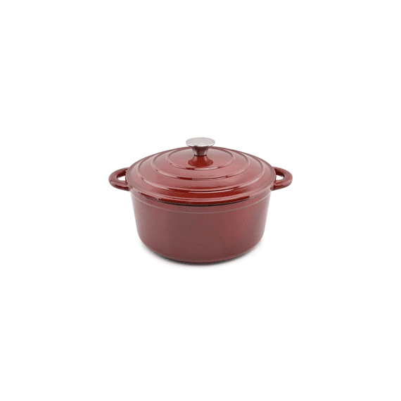 Bonbistro Forno Kookpot Gietijzer 26cm Rood
