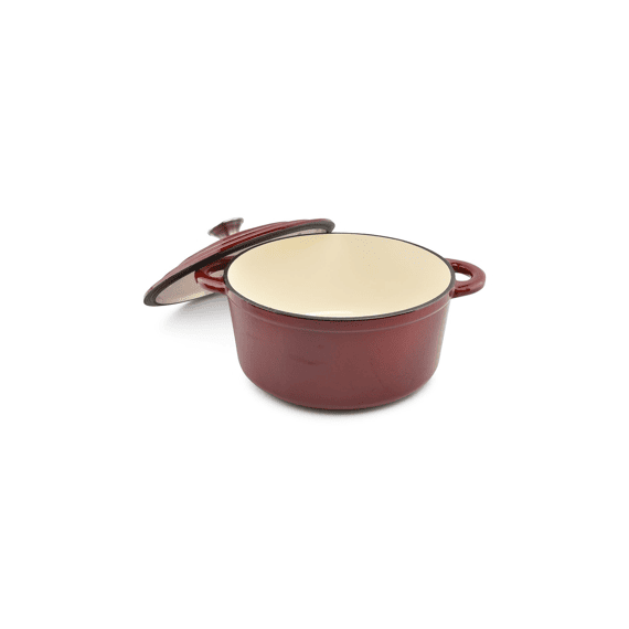 Bonbistro Forno Kookpot Gietijzer 26cm Rood