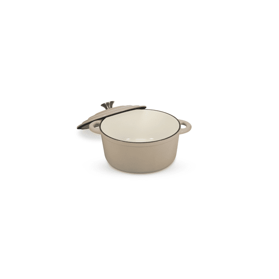 Bonbistro Forno Kookpot Gietijzer 26cm Beige