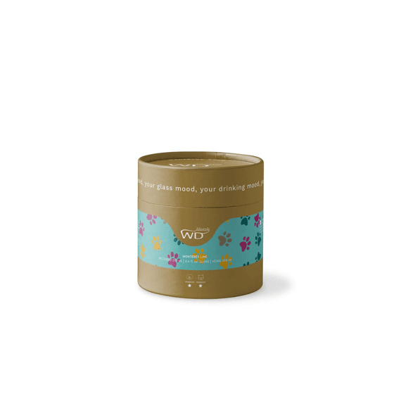 Wd Lifestyle Monterey Line Glas 25cl Met Glasdecoratie Zwarte Kat