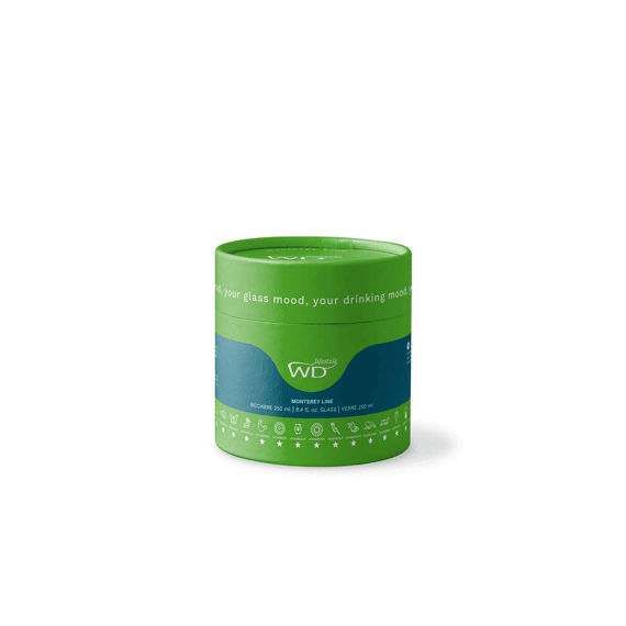 Wd Lifestyle Monterey Line Glas 25cl Met Glasdecoratie Flamingo