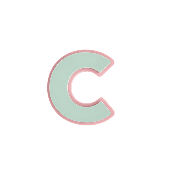 Banwood Pin Voor Fietsmandje Letter C