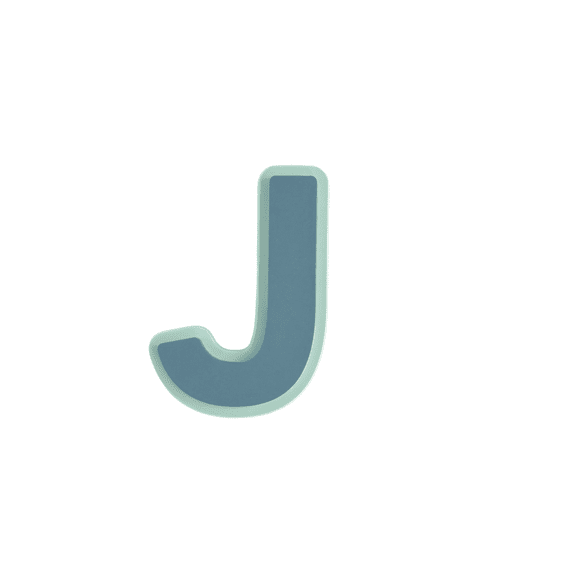 Banwood Pin Voor Fietsmandje Letter J