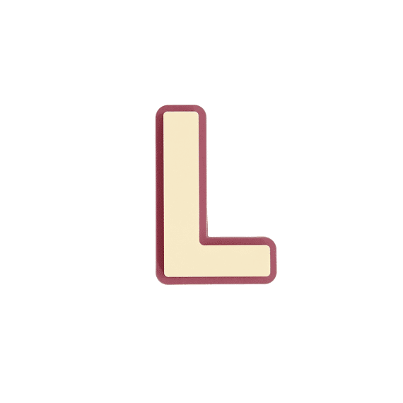 Banwood Pin Voor Fietsmandje Letter L