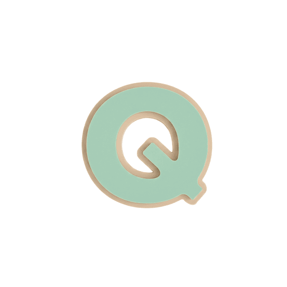 Banwood Pin Voor Fietsmandje Letter Q