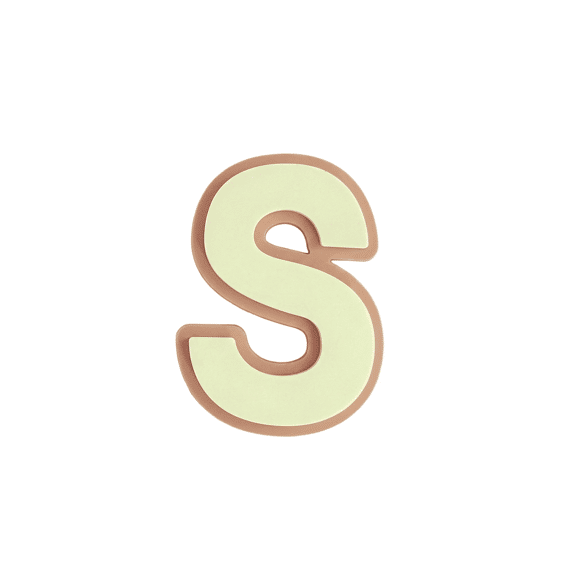 Banwood Pin Voor Fietsmandje Letter S