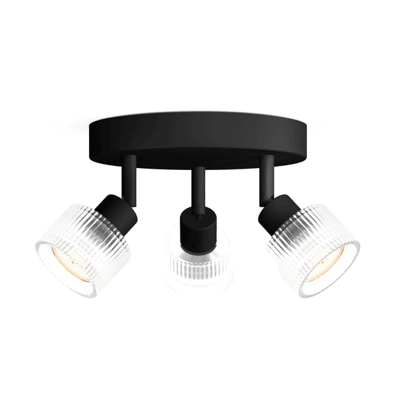 Philips Horen Spot 3x5w Plate Bl Hv