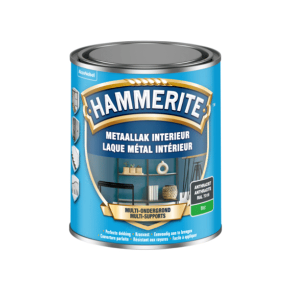 Hammerite Metaallak Int Mat Antr. 750ml