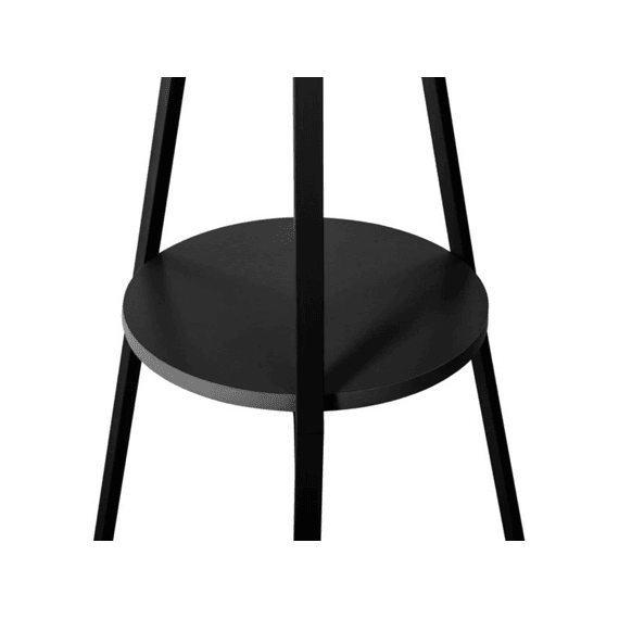 Kapstok Met 9 Stangen Zwart Metaal