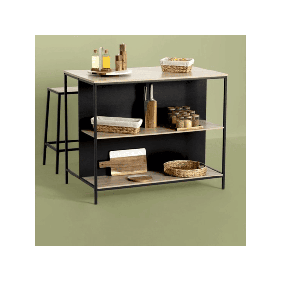 Kruidenrek Harmony 9 Potjes Glas/acaciahout