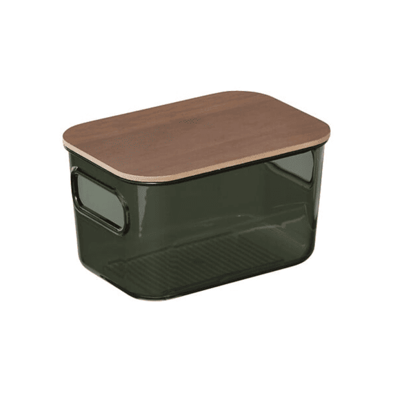 Opbergdoos Lycia 0.8l Acacia Deksel Pet Groen