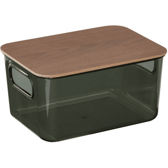 Opbergdoos Lycia 2.2l Acacia Deksel Pet Groen
