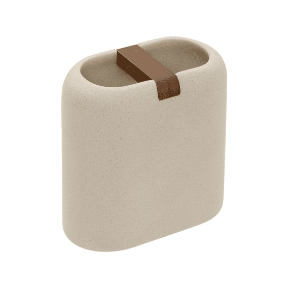 Tandenborstelhouder Argiléo H10.2cm Beige Hars