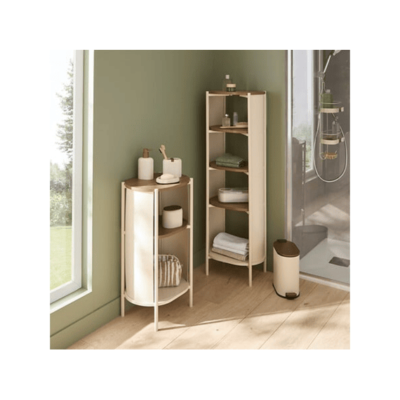 Rek Argiléo 3 Niveaus H74.5cm Beige Metaal