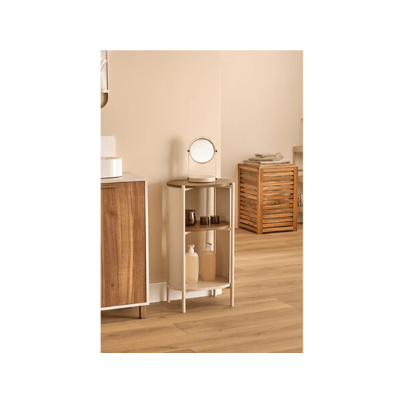 Rek Argiléo 3 Niveaus H74.5cm Beige Metaal