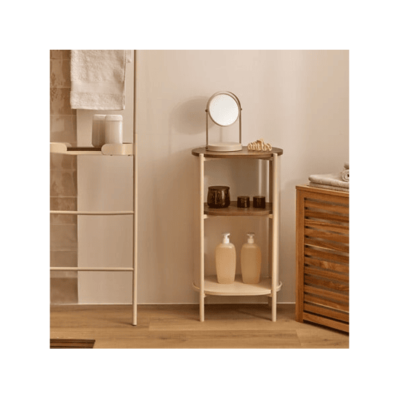 Rek Argiléo 3 Niveaus H74.5cm Beige Metaal