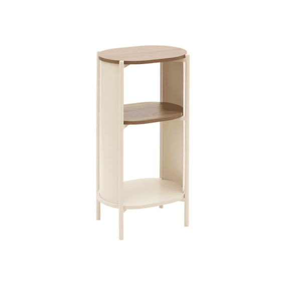 Rek Argiléo 3 Niveaus H74.5cm Beige Metaal