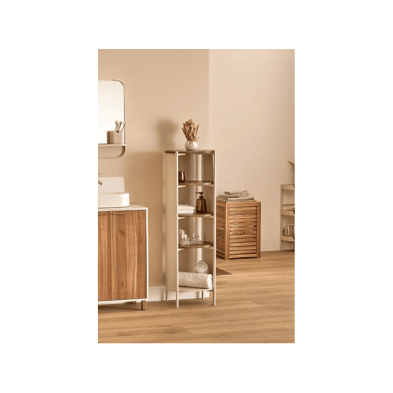 Rek Argiléo 5 Niveaus H122.4cm Beige Metaal