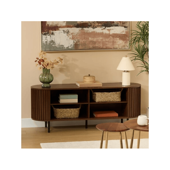 Tv-meubel Alcove Met 2 Deuren Walnootlook