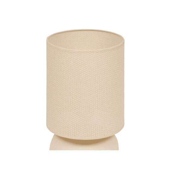 Bolvormige Lamp Obine H42cm Beige Steengoed