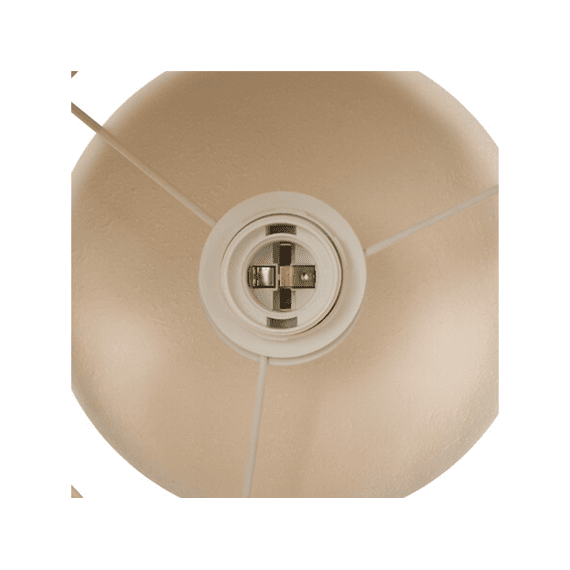 Bolvormige Lamp Obine H42cm Beige Steengoed