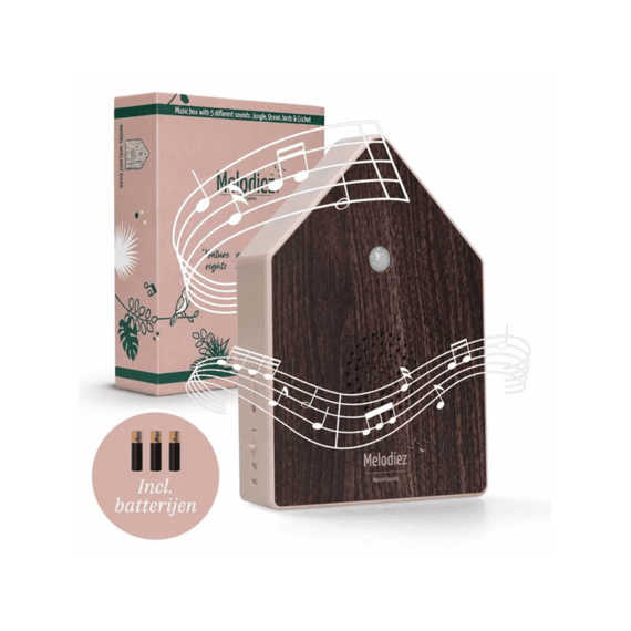Melodiez Natuurgeluiden Box Deluxe Walnut Dark