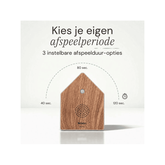 Melodiez Natuurgeluiden Box Deluxe Oak Light