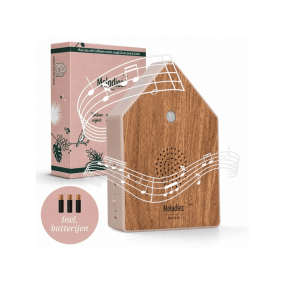Melodiez Natuurgeluiden Box Deluxe Oak Light
