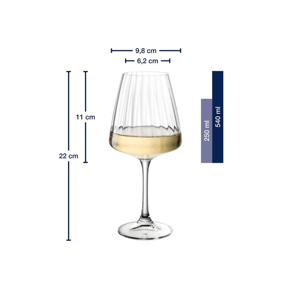 Leonardo Paolo Wijnglas 54cl 6stuks