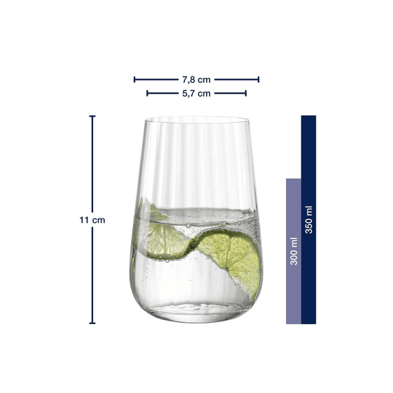 Leonardo Paolo Glas 6stuks