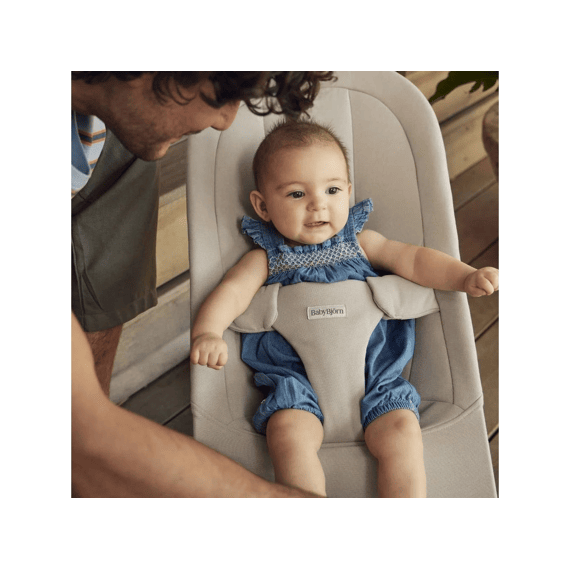 Babybjörn Relax Begin Geborsteld Geweven Zandgrijs