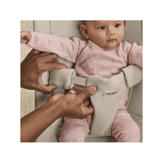 Babybjörn Relax Begin Geborsteld Geweven Zandgrijs