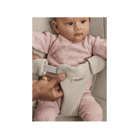 Babybjörn Relax Begin Geborsteld Geweven Zandgrijs