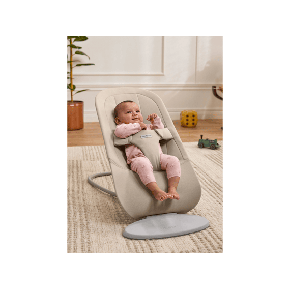 Babybjörn Relax Begin Geborsteld Geweven Zandgrijs