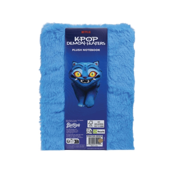 Kpop Demon Hunters Fluffy Notebook Plush A5 Derpy