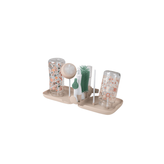 Béaba Compacte Reisreinigingsset Met Droogrek Clay