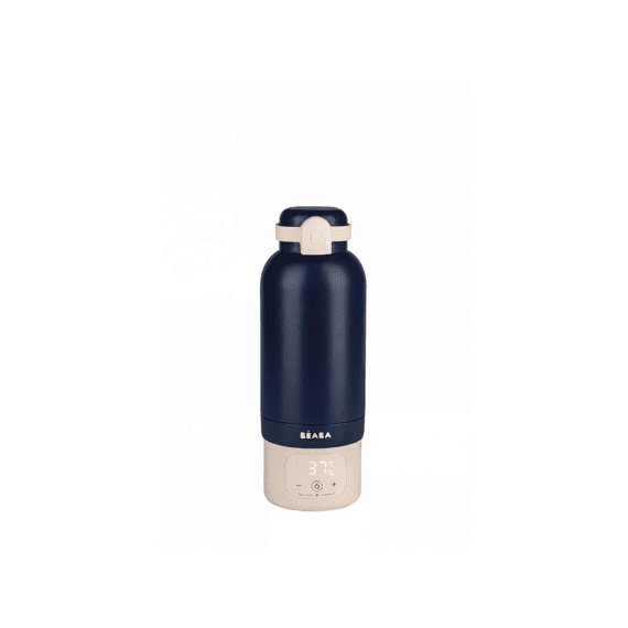 Beaba Bib Nomad Draagbare Flessenwarmer En Thermosfles Night Blue