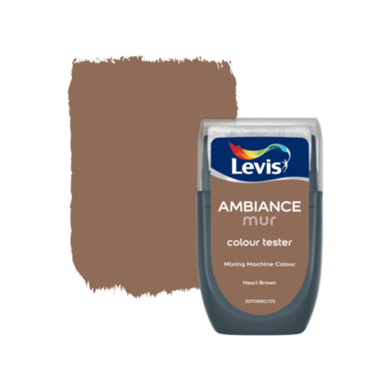 Levis Ambiance Mur Mat Test Heart Brown 30ml