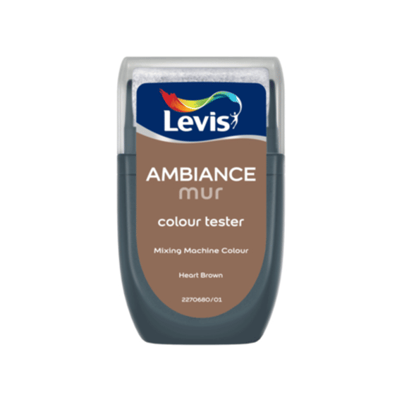 Levis Ambiance Mur Mat Test Heart Brown 30ml