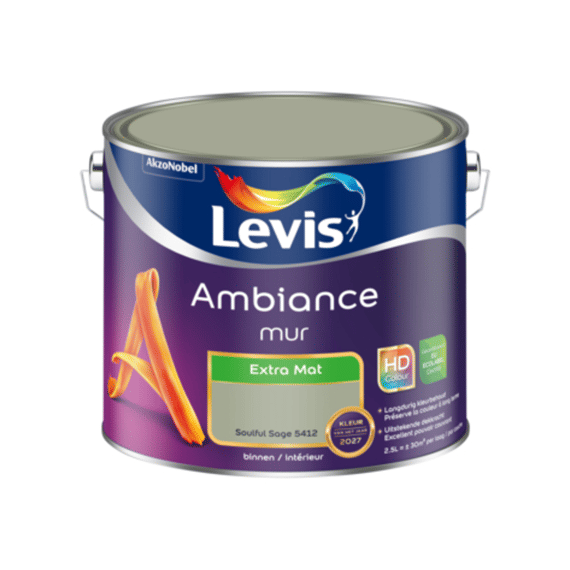 Levis Ambiance Mur Mat Soulful Sage 2,5l