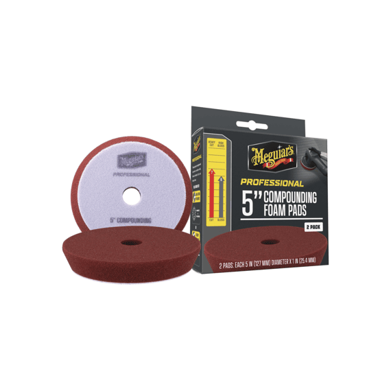 Meguiars Compounding Foam Pads 5 Inch Per 2