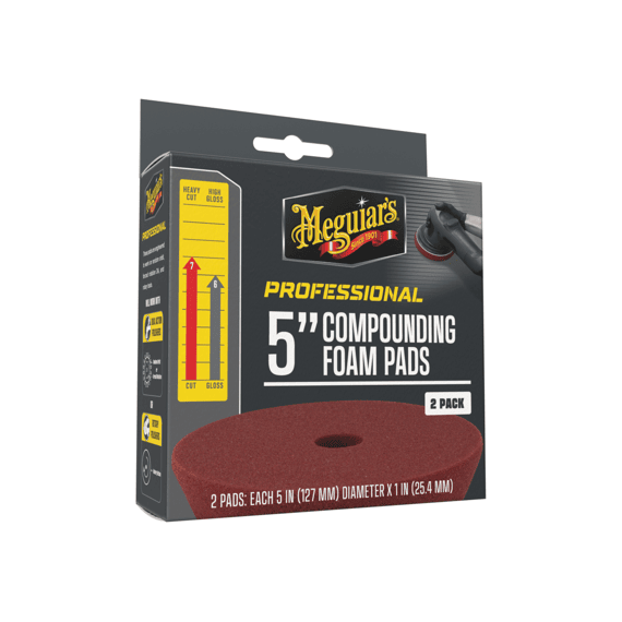 Meguiars Compounding Foam Pads 5 Inch Per 2