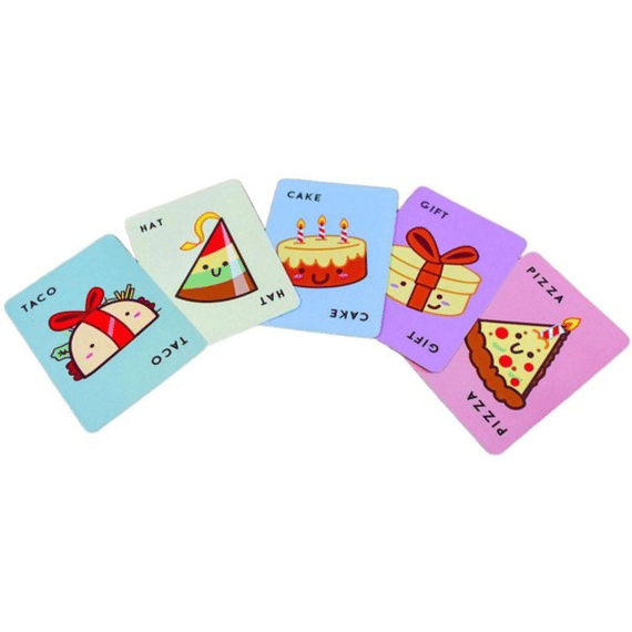 Blue Orange Kaartspel Taco Hat Cake Gift Pizza