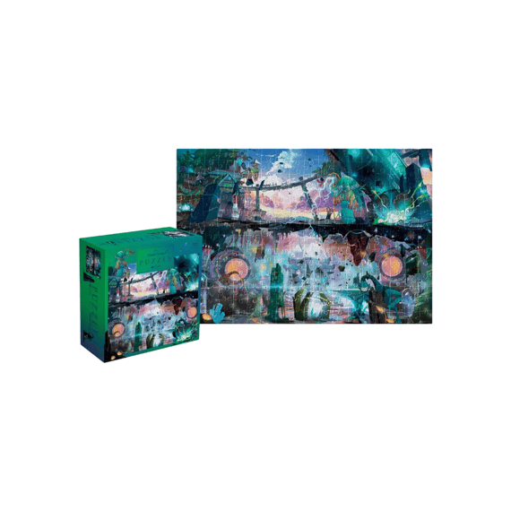 INTERDRUK Puzzel Metallic Fantasy Mysterious City 500 Stukjes