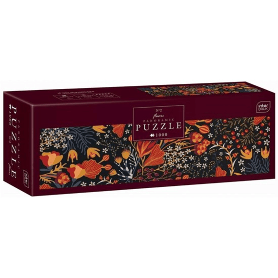 Puzzel 1000 Stuks Panoramic Flowers 2