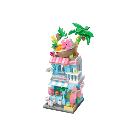 KEEPPLAY City Corner Bouwset Coconut Smoothie Bar