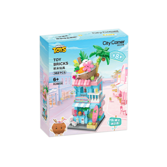 KEEPPLAY City Corner Bouwset Coconut Smoothie Bar